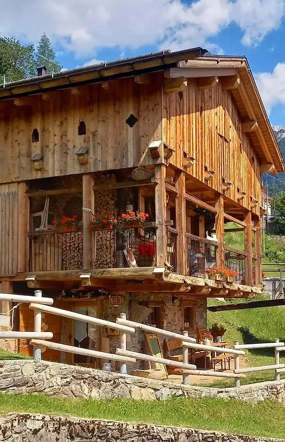 Chalet-Tabia Al Sol Montagna Dolomiti Pecol location
